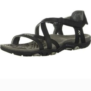 Merrell Slingback Black Sandal Size 8